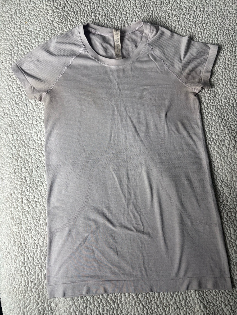 Lululemon Light pink/Gray Women's Short Sleeve Tee